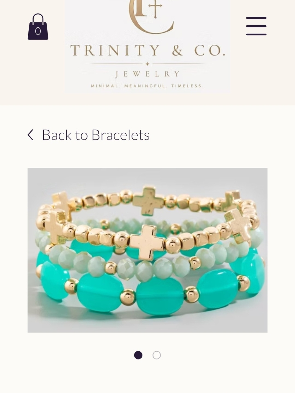 Gold and Turquoise Layered Beaded Bracelet Set